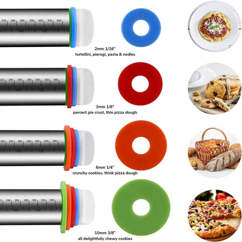 Image of نشابة بـ4 مستويات للتحكم في سمك العجين