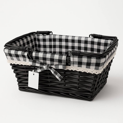 Image of سلة تخزين رتان بيد