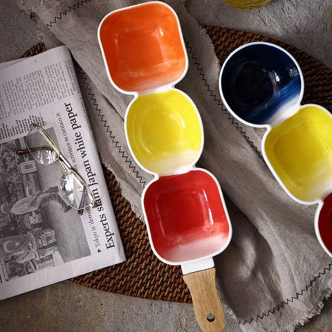 Image of طبق تقديم التسالي والصوصات