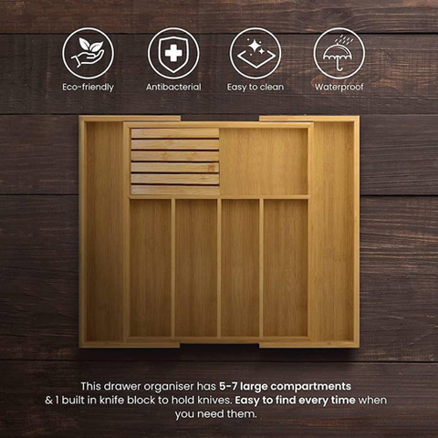 Image of منظم معالق خشبي