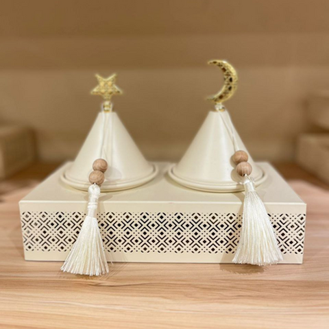 Image of علبة تقديم التمر والتسالي 2 عين