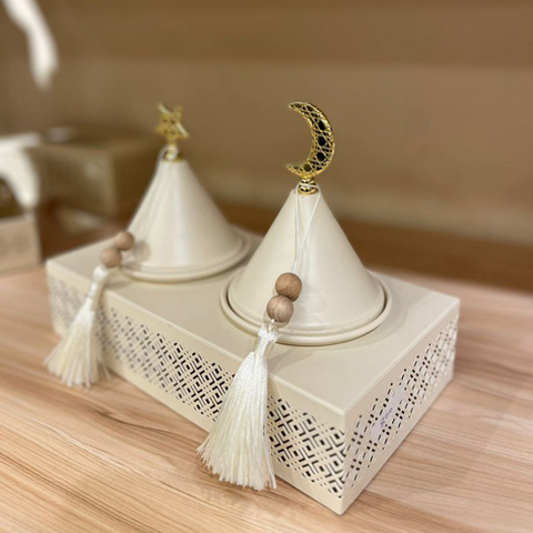 Image of علبة تقديم التمر والتسالي 2 عين