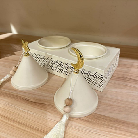 Image of علبة تقديم التمر والتسالي 2 عين