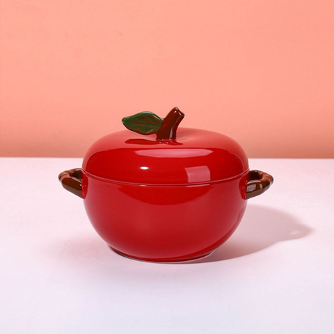 Image of حلة بورسلين شكل تفاح