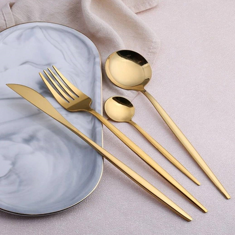 Image of طقم معالق جولد 24 قطعة