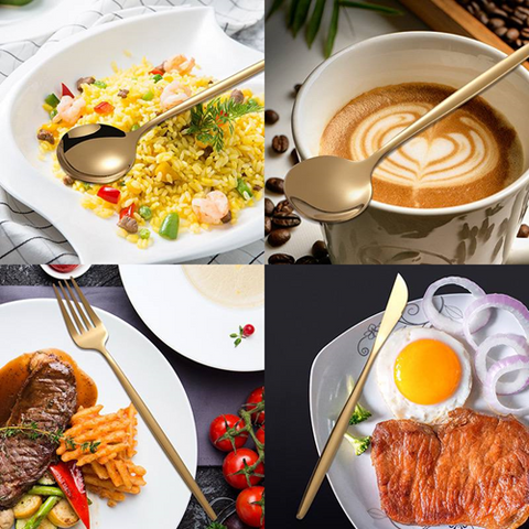 Image of طقم معالق جولد 24 قطعة