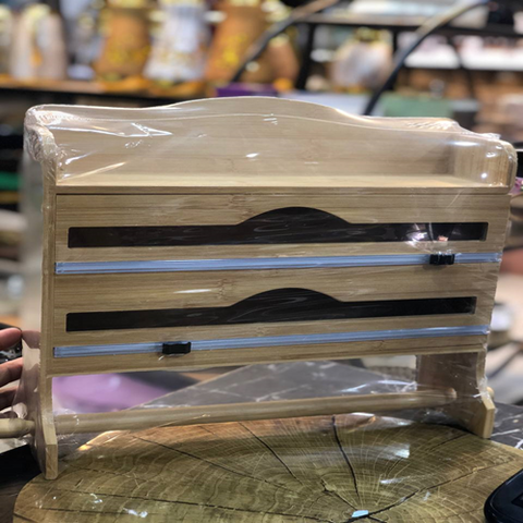 Image of حامل الفويل والمناديل 3 في 1