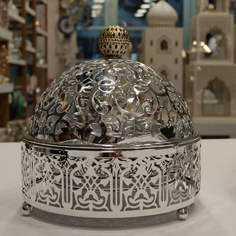 Image of علبة فضي للتمر والتسالي