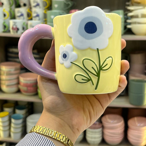 Image of مج شكل وردة