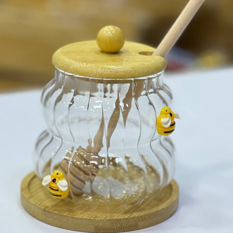 Image of برطمان عسل شكل نحل