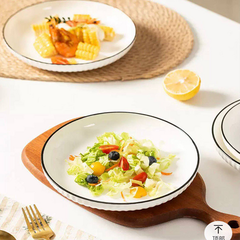 Image of طقم 4 بولة بورسلين + 2 طبق