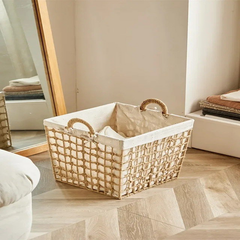 Image of طقم باسكت بكسوة كتان 3 قطع