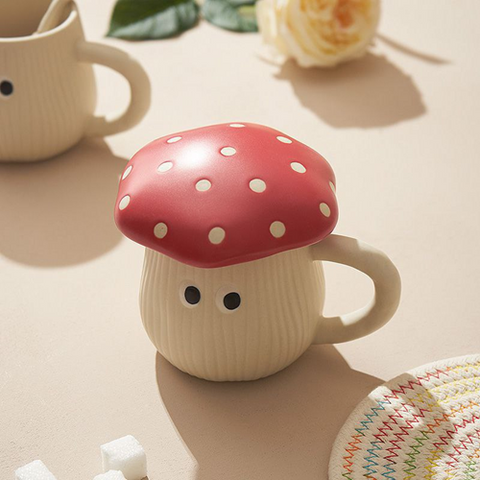 Image of مج بورسلين بغطاء مشروم