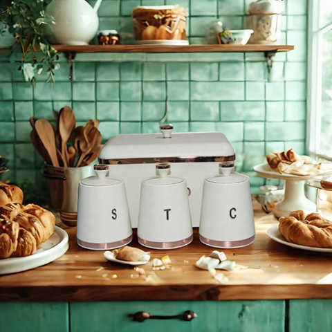 Image of طقم برطمانات صاج 3 قطع + عياشة