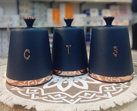 Image of طقم برطمانات صاج 3 قطع + عياشة