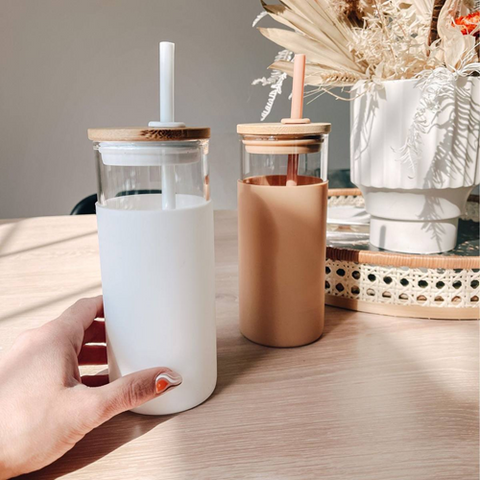 Image of مج زجاج بشاليموه