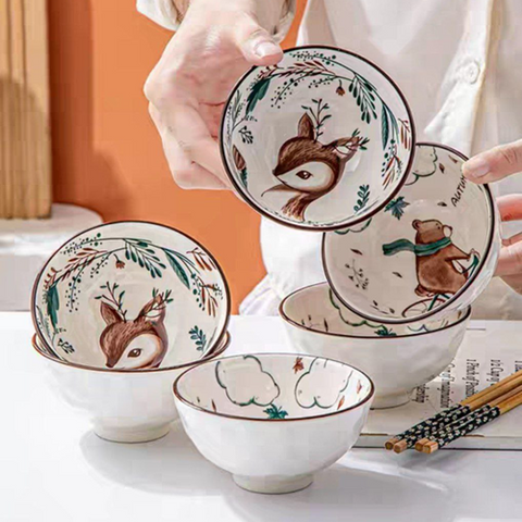 Image of طقم بولات شكل غزالة 6 قطع