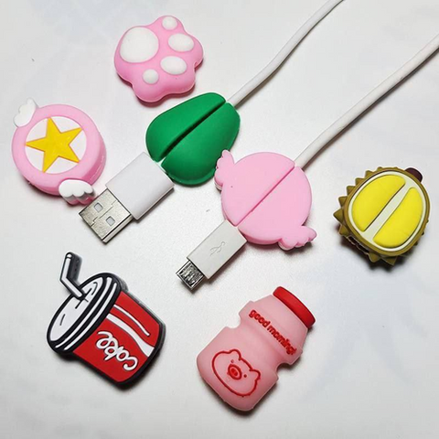 Image of حامي شاحن سيليكون 5 قطع