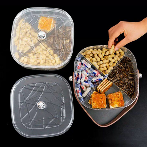 Image of بوكس تقديم التسالي بيد جلد