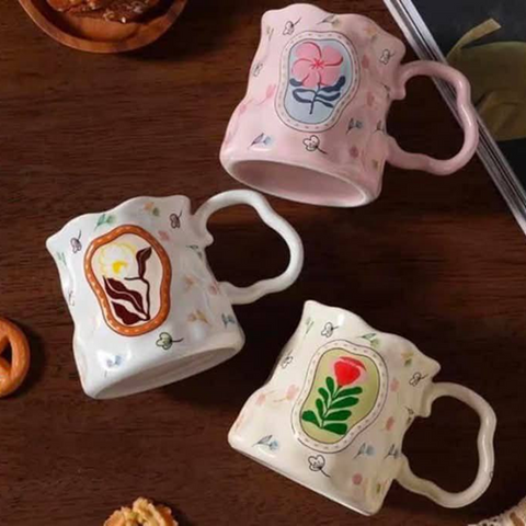 Image of مج بورسلين وردة