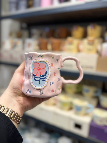 Image of مج بورسلين وردة