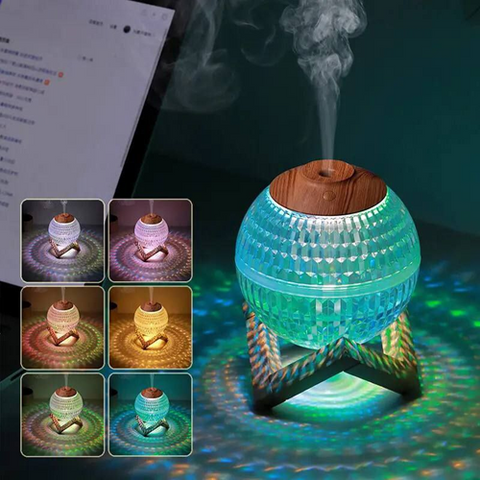 Image of فواحة شكل كرة بحامل خشبي