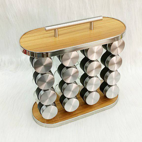 Image of طقم برطمانات بالأستاند 16 قطعة