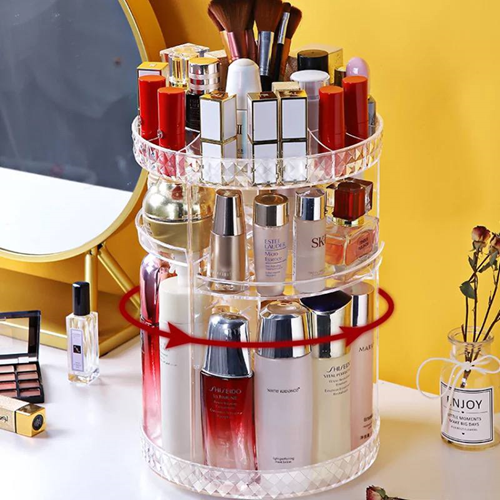 منظم مكياج دوار 3 دور