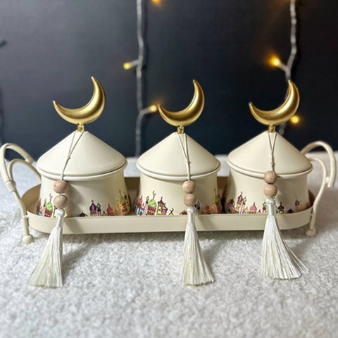 Image of طقم ضيافة 3 قطع بالصينية