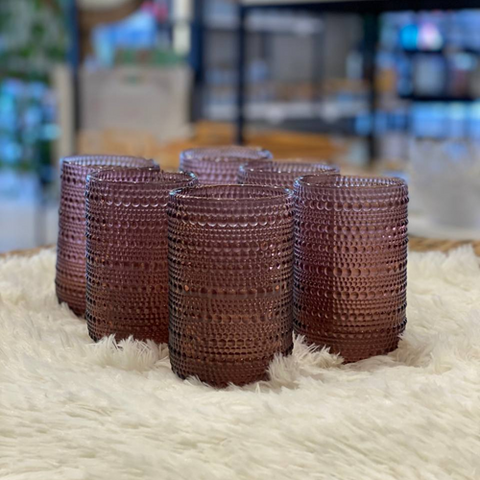 Image of طقم أكواب منقوشة 6 قطع