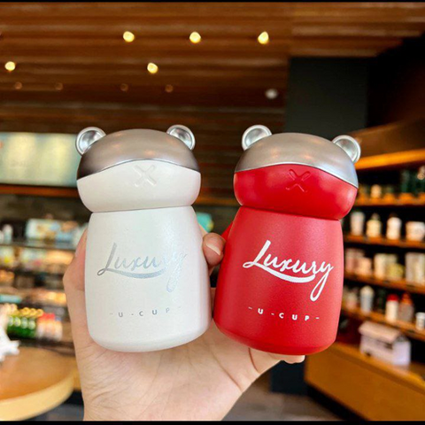 Image of ترمس قهوة شكل دبدوب