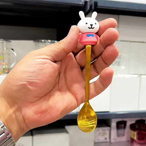 Image of طقم معالق جولد 6 قطع بأشكال كرتونية