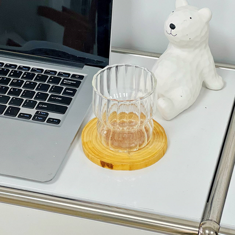 Image of طقم كوستر خشب 4 قطع