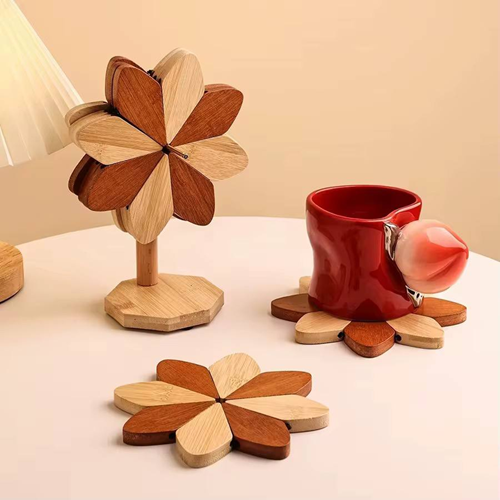 كوسترات بستاند شكل وردة