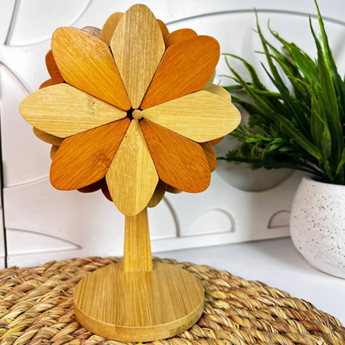 كوسترات بستاند شكل وردة