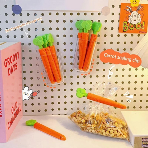 Image of غالق أكياس شكل جزرة