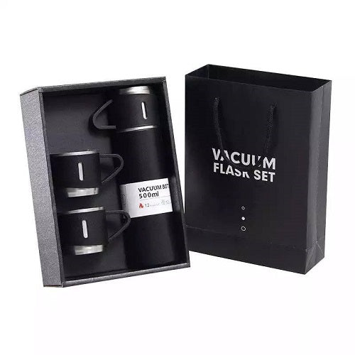 ترمس حراري مع 3 أكواب