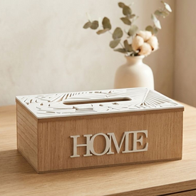 بوكس مناديل خشبي