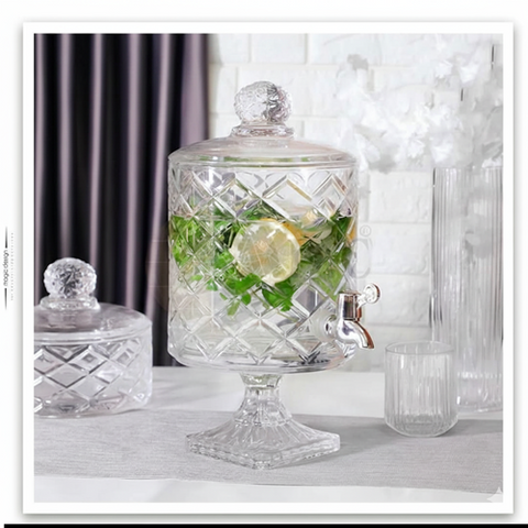 Image of ديسبنسر عصير زجاج سعة 4.5 لتر