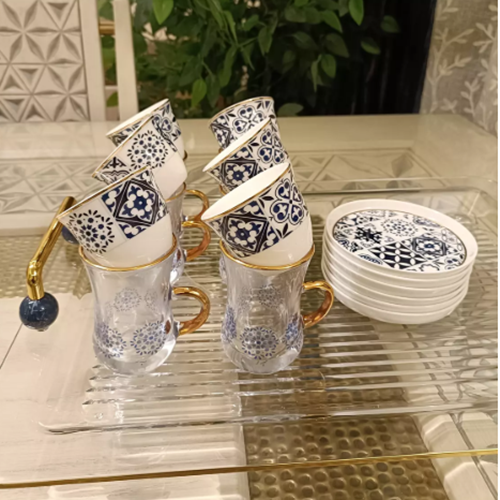 طقم ضيافة 18 قطعة