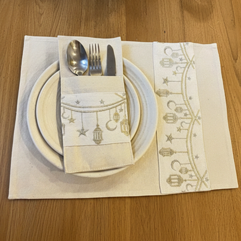 Image of طقم كوستر + كفر معالق