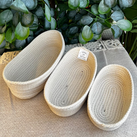 طقم سلة منسوجة 3 قطع