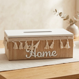 بوكس مناديل خشبي