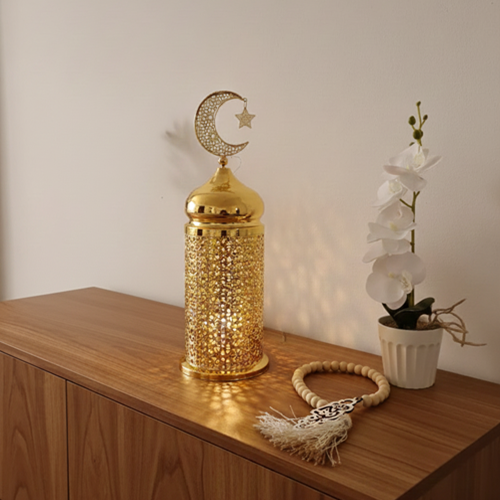 فانوس معدن جولد