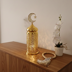 فانوس معدن جولد