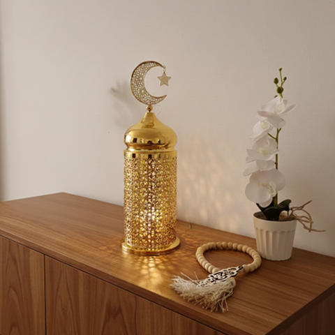 Image of فانوس معدن جولد