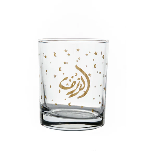 طقم أكواب 6 قطع بكلمات عربية