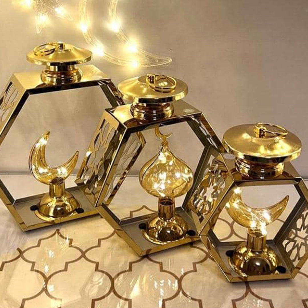 طقم فوانيس مضيئة 3 قطع