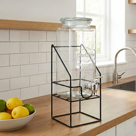 ديسبنسر 2 لتر بحامل معدن