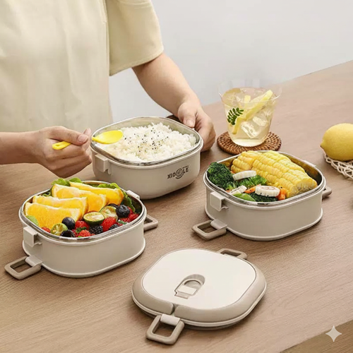 عامود طعام  3 دور + شنطة حرارية